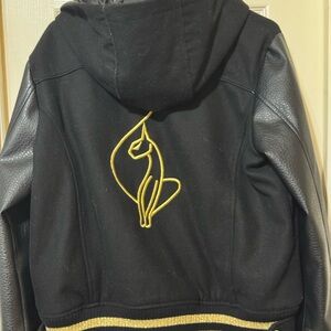 Baby Phat Black Jacket with Gold Accents w M/L